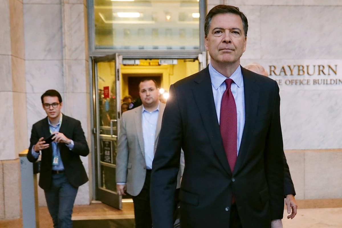 El exdirector del FBI James Comey en Washington, el 7 de diciembre de 2018. (Chip Somodevilla/Getty Images)