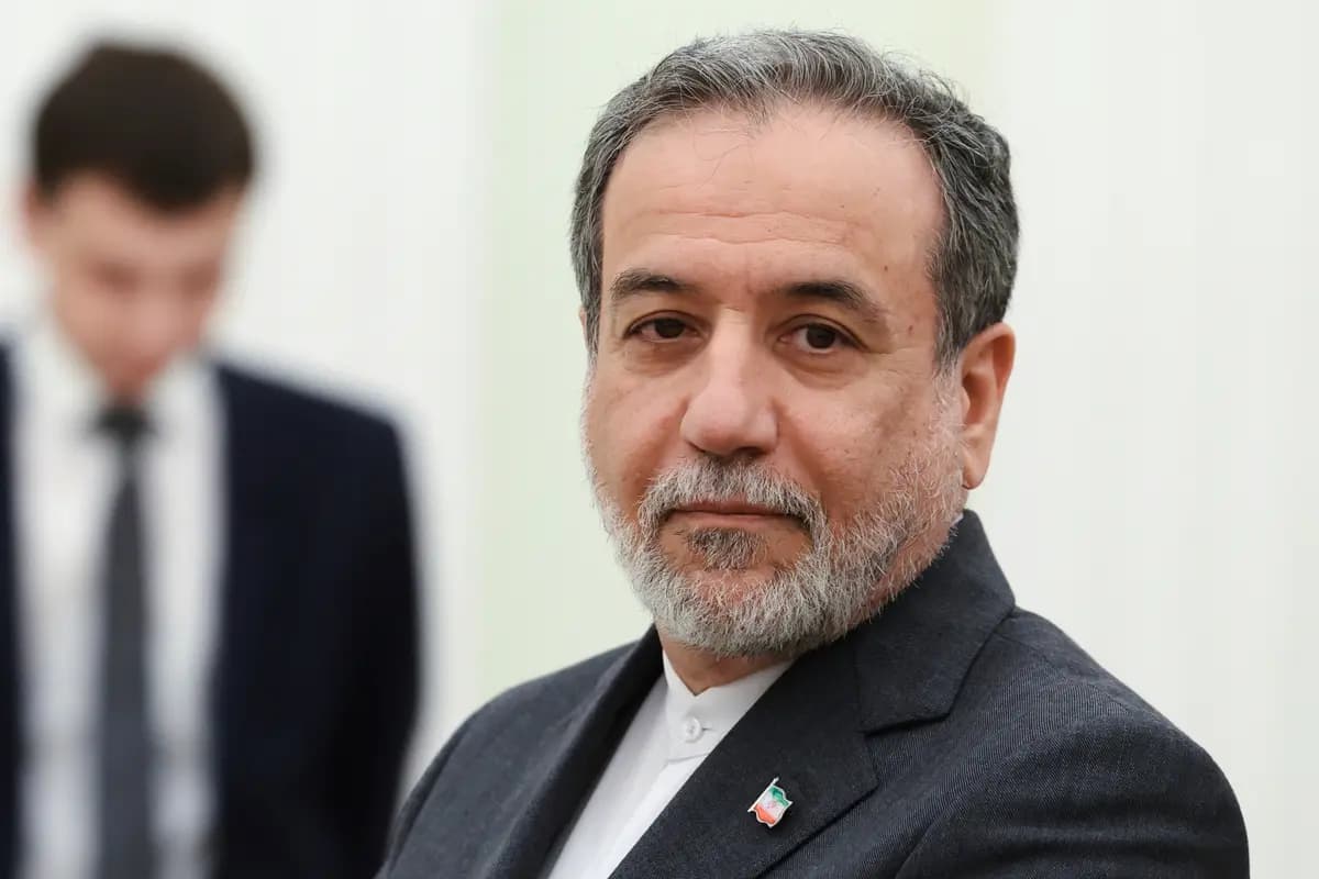 El ministro de Relaciones Exteriores de Irán, Abbas Araghchi, en Moscú el 23 de junio de 2025. (Alexander Kazakov/Sputnik, foto del grupo de prensa del Kremlin vía AP).
