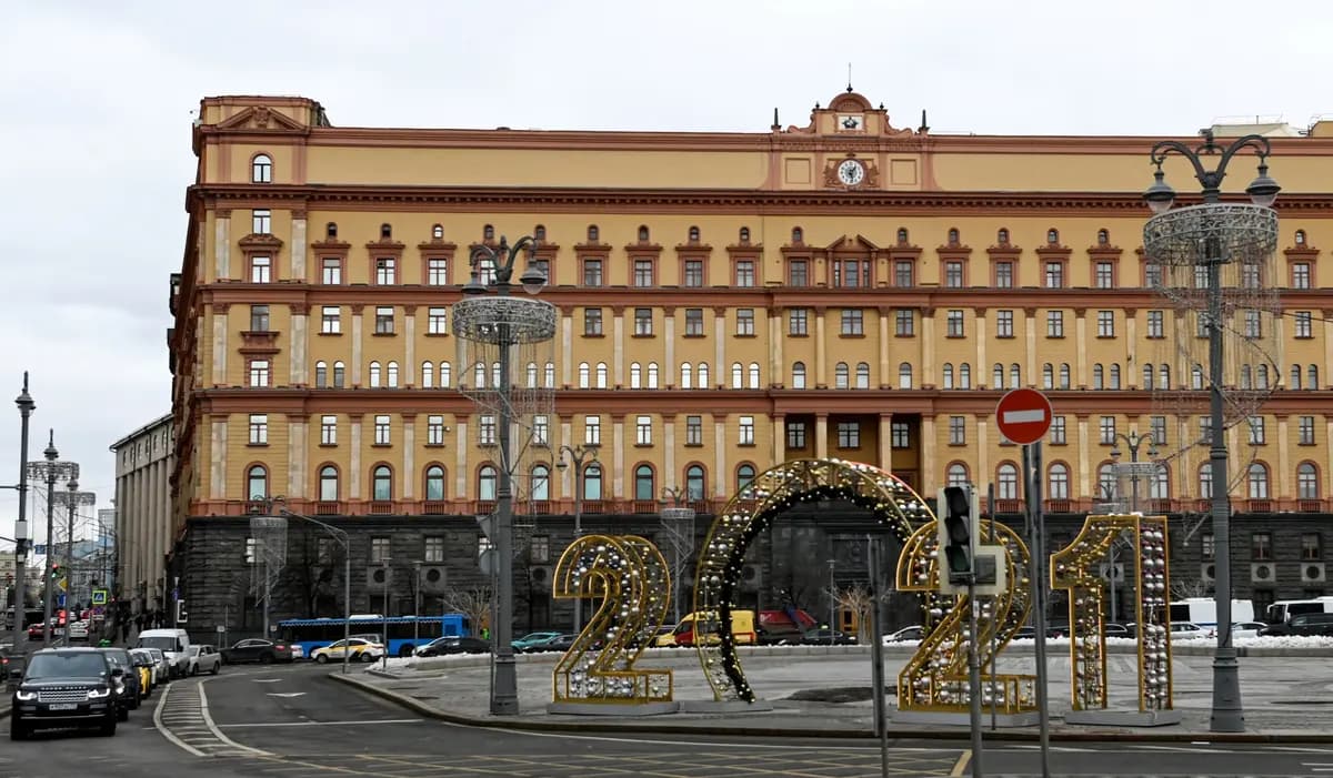 Vista general de la sede del Servicio Federal de Seguridad (FSB), la principal agencia de seguridad de Rusia, en Moscú, el 23 de marzo de 2021. (Kirill Kudryavtsev/AFP vía Getty Images).