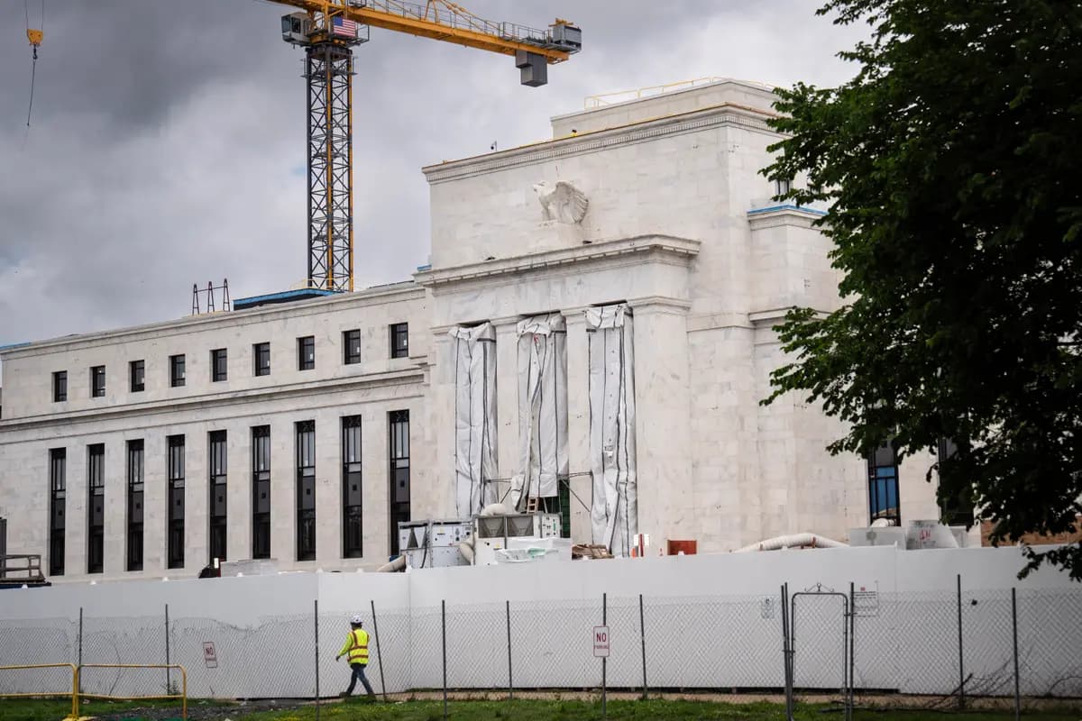 <em>La Reserva Federal en Washington el 27 de mayo de 2026. (Madalina Kilroy/The Epoch Times).</em>