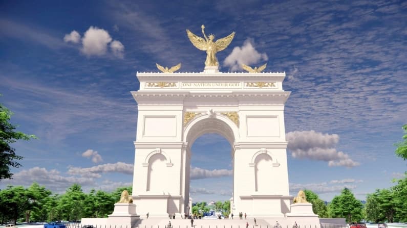 Trabajos de excavación para el arco de Trump comenzarán en las próximas dos semanas, dice funcionario