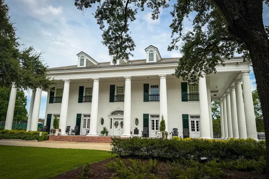 La mansión del gobernador de Luisiana en Baton Rouge, el 4 de septiembre de 2026. (Travis Gillmore/The Epoch Times)