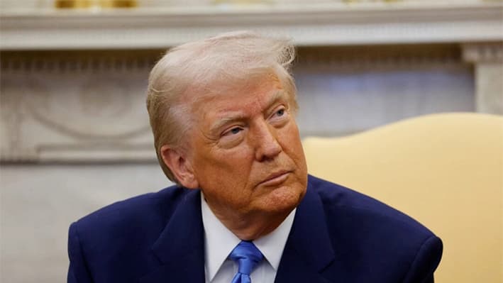 El presidente Donald Trump en Washington el 24 de febrero de 2025. (Ludovic Marin/Pool/AFP a través de Getty Images)