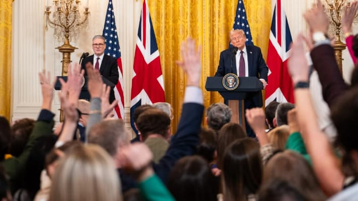 Trump afirma avances con Reino Unido en apoyo a Ucrania y negociaciones comerciales