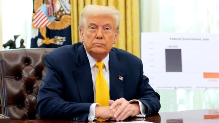 Trump dice que suspendió los aranceles para "ayudar a México y Canadá"