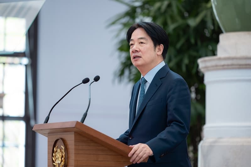 El presidente taiwanés Lai Ching-te celebró una conferencia de prensa tras una reunión de alto nivel sobre seguridad nacional, el 13 de marzo de 2025. (Cortesía de la Oficina del Presidente, República de China)