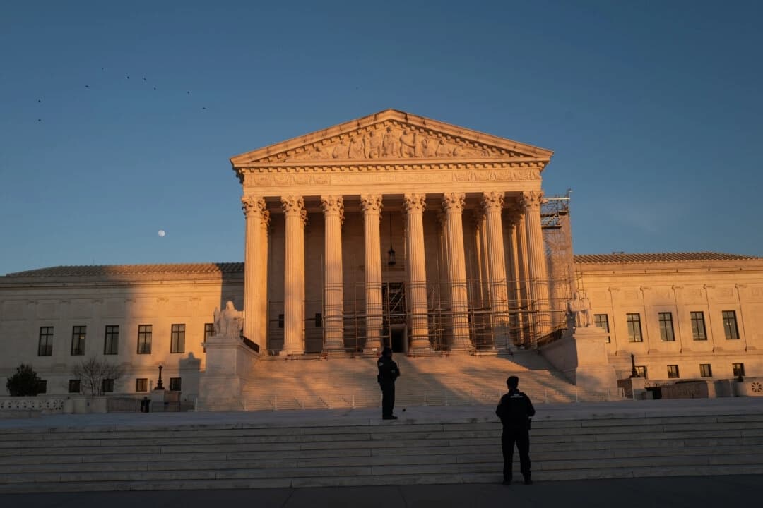La Corte Suprema de Estados Unidos en Washington el 10 de febrero de 2025. (Madalina Vasiliu/The Epoch Times)