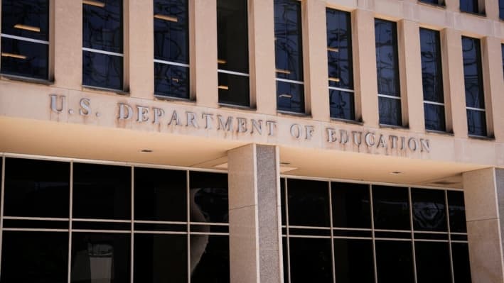El edificio del Departamento de Educación en Washington, el 6 de julio de 2023. (Madalina Vasiliu/The Epoch Times)