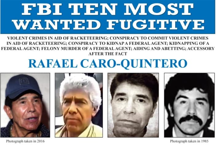 Pam Bondi dice que México entregó al narcotraficante Caro Quintero por orden de Trump