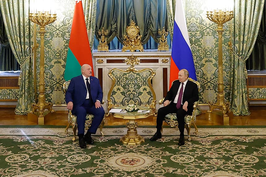 Rusia niega presiones sobre Bielorrusia para involucrarla en la guerra de Ucrania