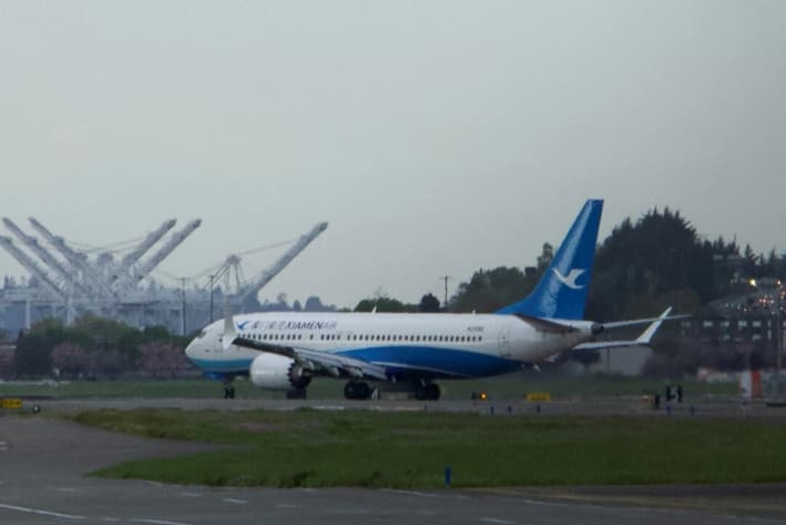 Boeing devuelve un avión a EE. UU. desde China en medio de la guerra arancelaria