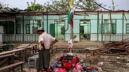 Al menos 17 muertos, entre ellos niños, tras bombardeo militar contra escuela en Myanmar