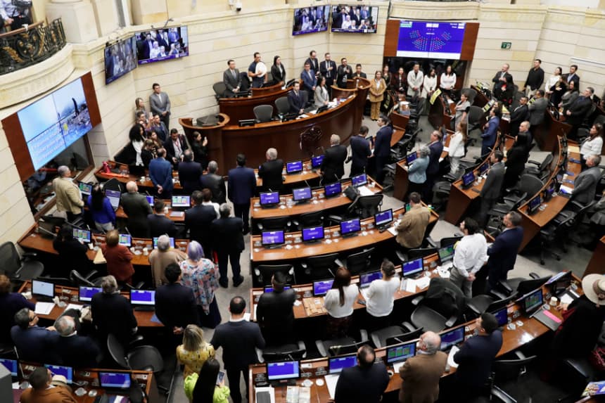 Senado colombiano deniega la consulta popular del Gobierno de Petro