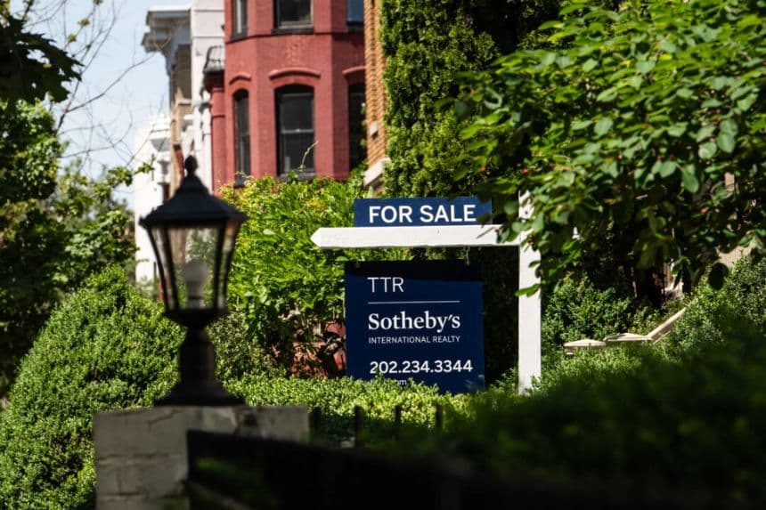 Una propiedad en venta en Washington, el 19 de mayo de 2025. (Madalina Vasiliu/The Epoch Times)