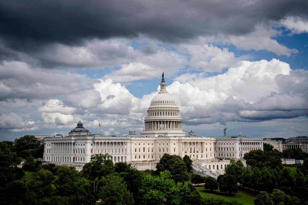 El edificio del Capitolio de Estados Unidos en Washington el 22 de mayo de 2025. (Madalina Vasiliu/The Epoch Times)
