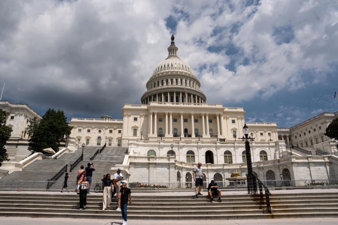 El edificio del Capitolio de EE. UU. en Washington el 2 de julio de 2025. (Madalina Kilroy/The Epoch Times)