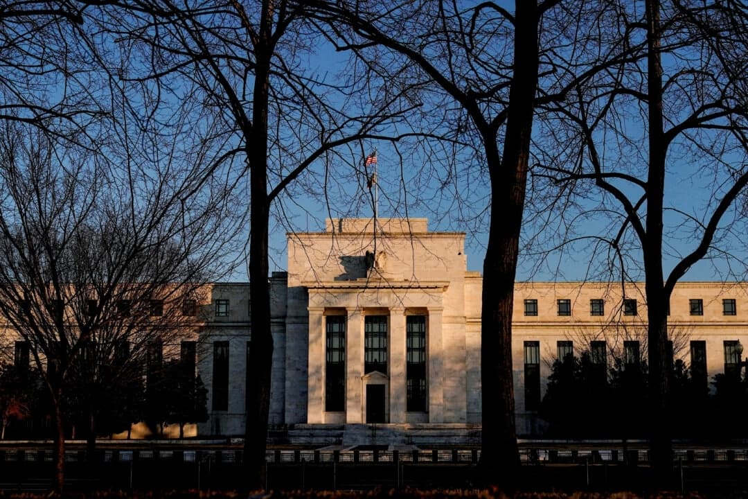 El edificio de la Reserva Federal en Washington el 26 de enero de 2022. (Joshua Roberts/Reuters)
