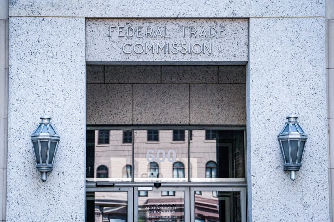 La Comisión Federal de Comercio (FTC) en Washington, el 6 de agosto de 2024. (Madalina Vasiliu/The Epoch Times)