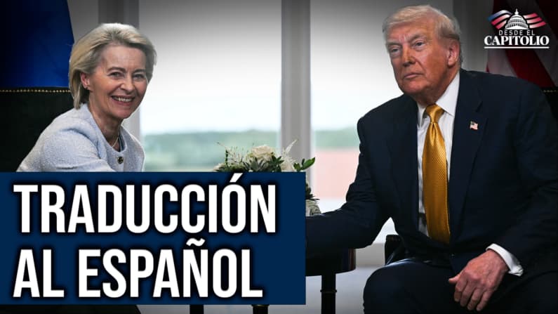 Español: Trump llega a un acuerdo comercial con la Unión Europea