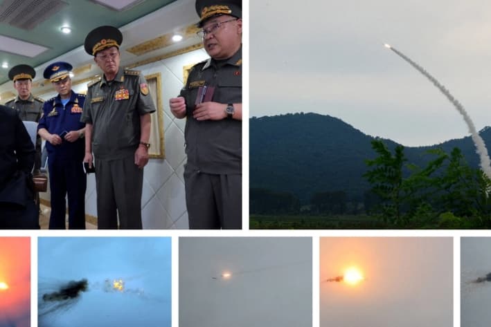 Kim Jong Un supervisa lanzamiento de nuevos misiles de defensa aérea en Corea del Norte, según la KCNA