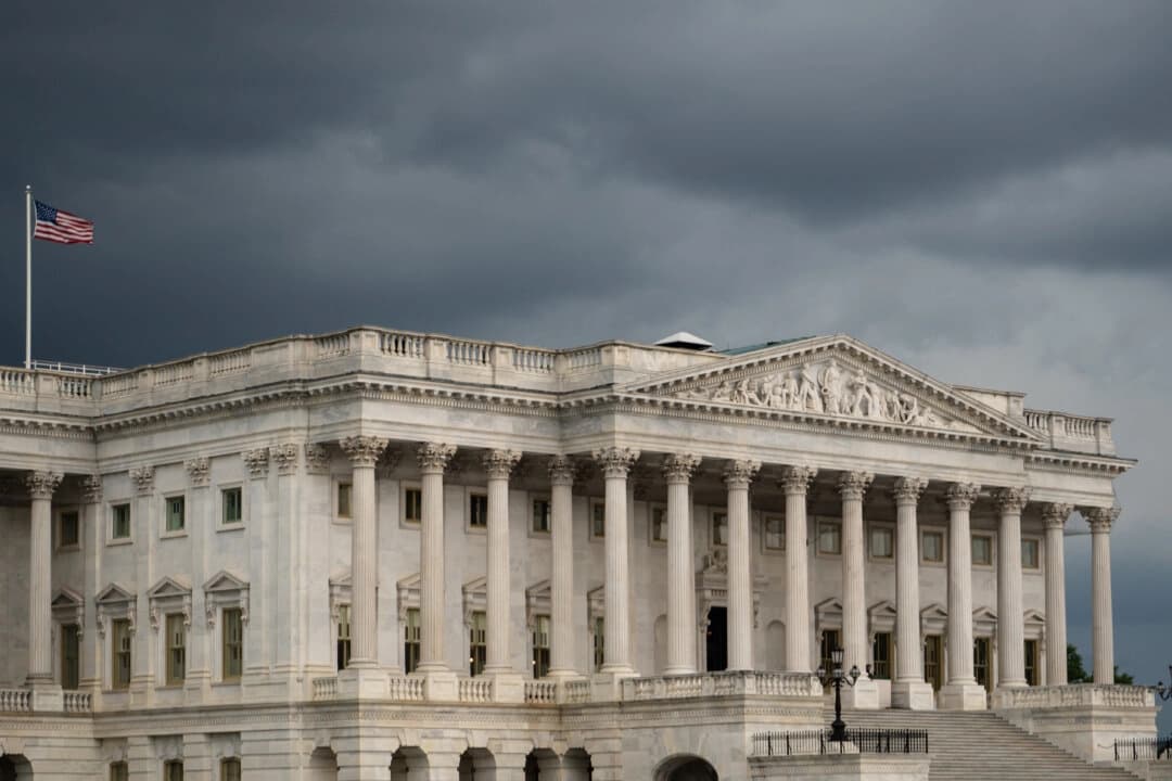 El Senado del Capitolio de los Estados Unidos en Washington, el 14 de julio de 2025. (Madalina Kilroy/The Epoch Times)