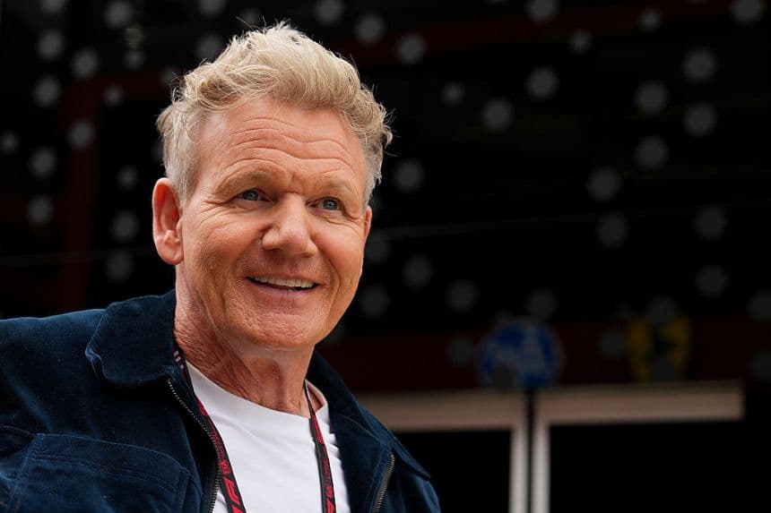 El famoso chef Gordon Ramsay en Northampton, Inglaterra. (Foto de Alex Bierens de Haan/Getty Images)