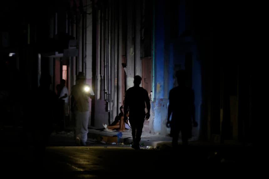 Crisis energética dejará sin luz a media Cuba este lunes