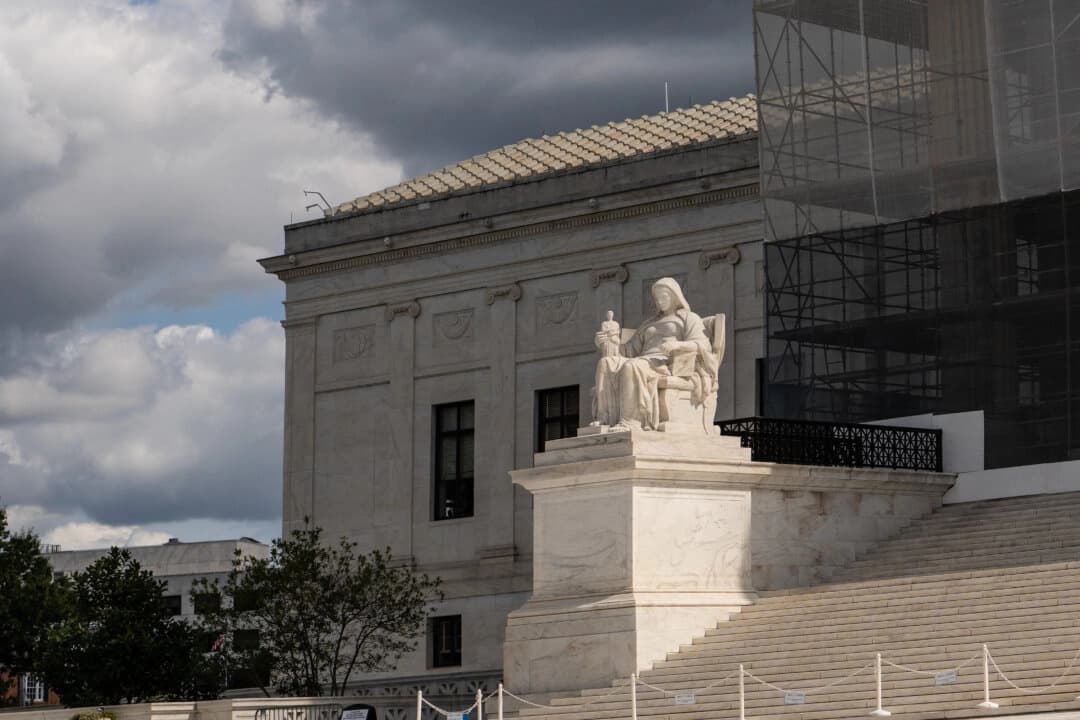La Corte Suprema de Estados Unidos en Washington, el 2 de octubre de 2025. (Madalina Kilroy/The Epoch Times)