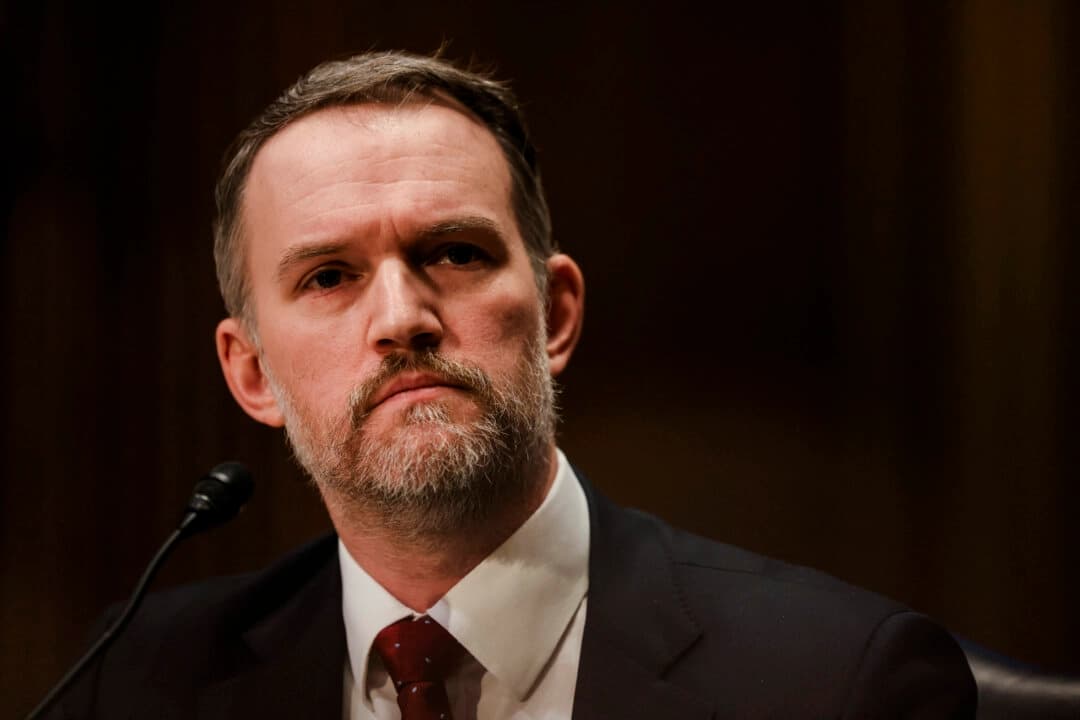 El representante comercial de EE. UU., Jamieson Greer, en el Capitolio de Washington, el 8 de abril de 2025. (Kevin Mohatt/Foto de archivo/Reuters)