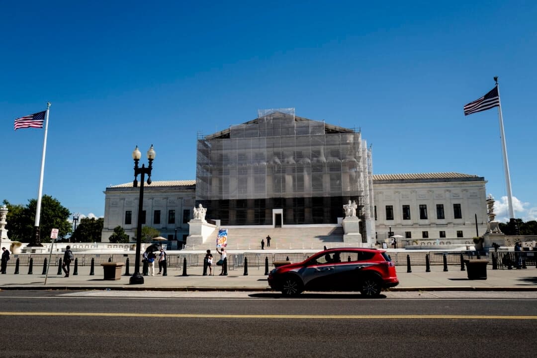 La Corte Suprema de Estados Unidos en Washington, el 6 de octubre de 2025. (Madalina Kilroy/The Epoch Times)