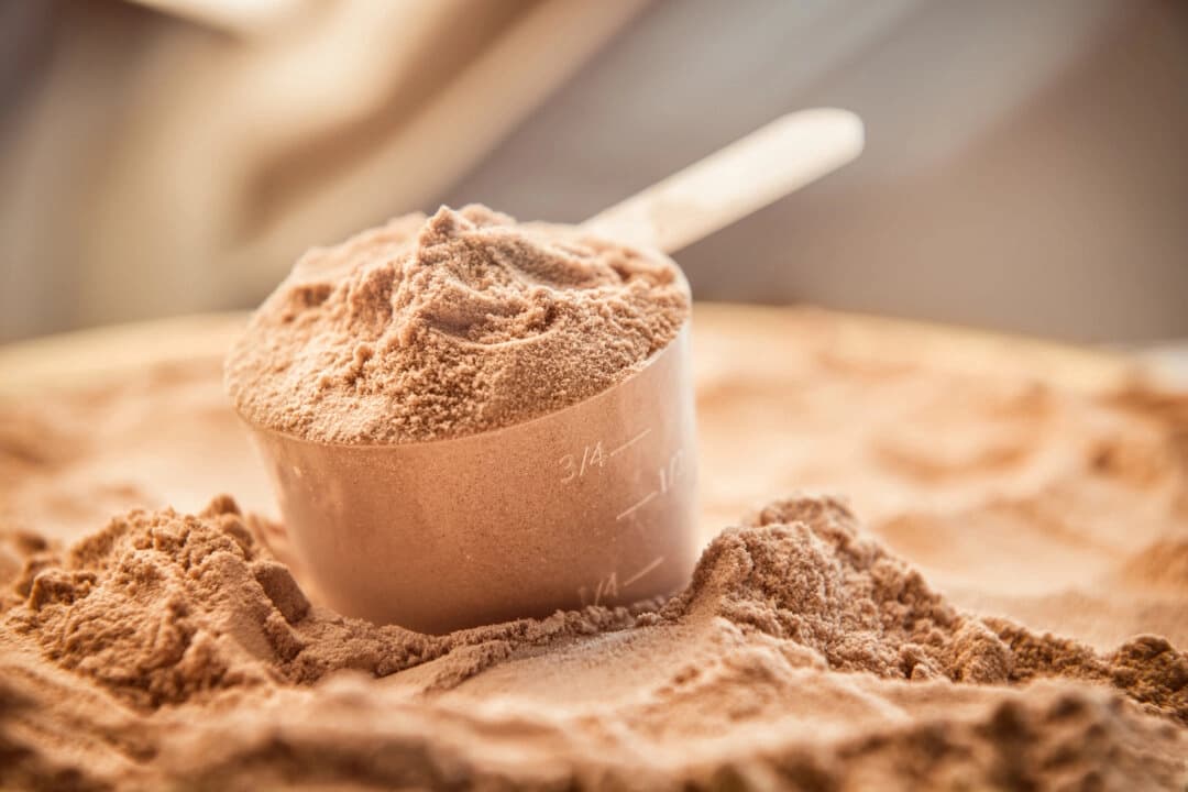 Proteína en polvo, en una fotografía de archivo sin fecha. (Nick Starichenko/Shutterstock)
