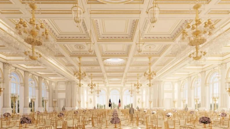 Trump asegura que no planea nombrar el salón de baile de la Casa Blanca en su honor