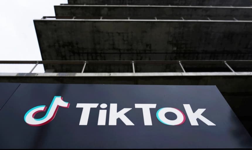 Edificio de TikTok en Culver City, California, el 17 de marzo de 2023. (Damian Dovarganes/AP)