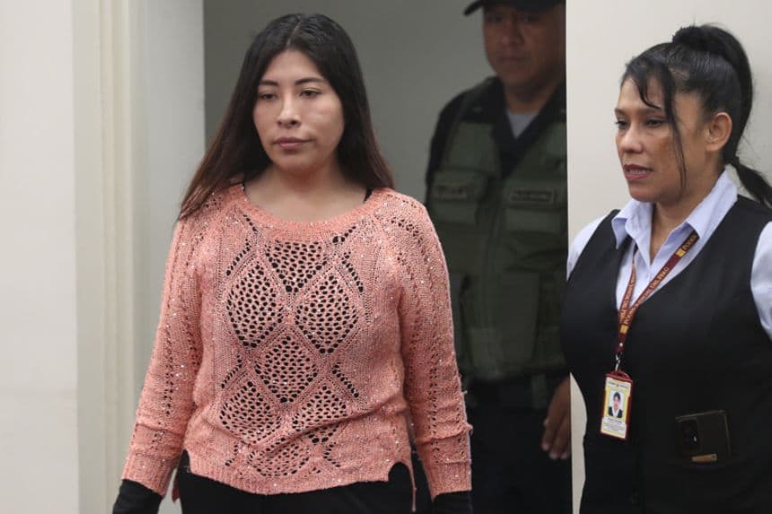 Foto de archivo de la exprimera ministra de Pedro Castillo, Betssy Chávez. (EFE/ Paolo Aguilar)