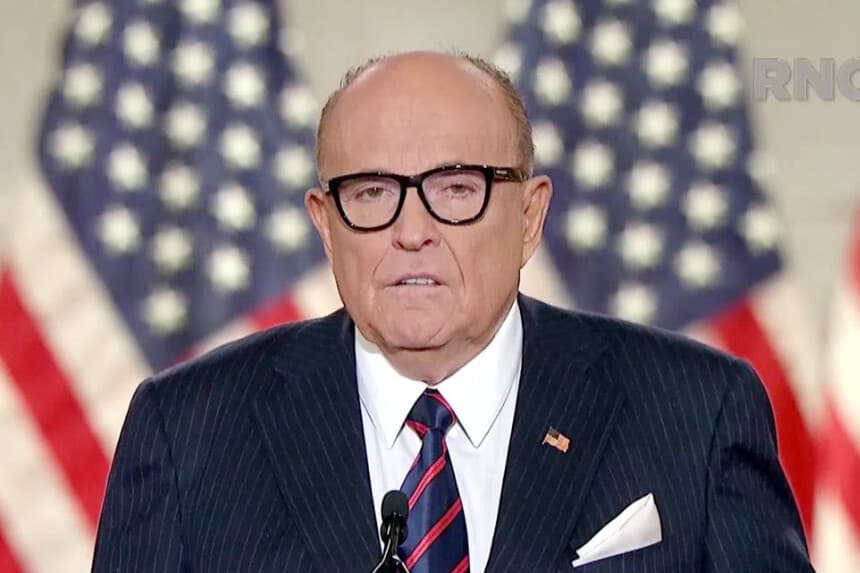 El abogado personal del presidente de los Estados Unidos, Donald Trump, y exalcalde de Nueva York, Rudy Giuliani, se dirige a la convención virtual el 27 de agosto de 2020. (Foto cortesía del Comité de Organización de la Convención Nacional Republicana de 2020 a través de Getty Images).
