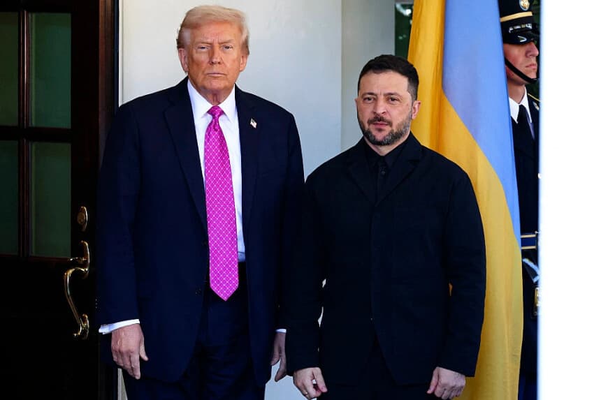 El presidente Donald Trump y el presidente ucraniano Volodymyr Zelenskyy en la Casa Blanca, el 17 de octubre de 2025. Tom Brenner/AFP a través de Getty Images