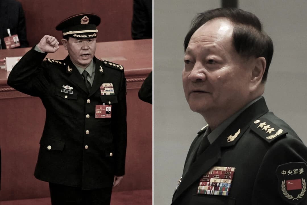 China destituye a dos altos mandos militares