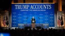 Trump promociona "Cuentas Trump" de 1000 dólares para niños