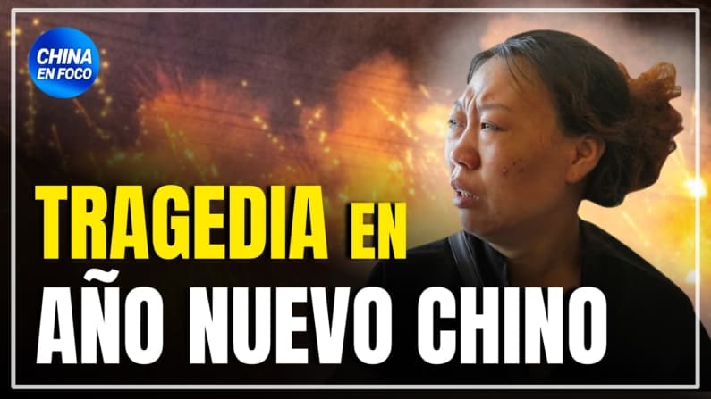 Tragedia en año nuevo chino: Explota tienda de fuegos artificiales