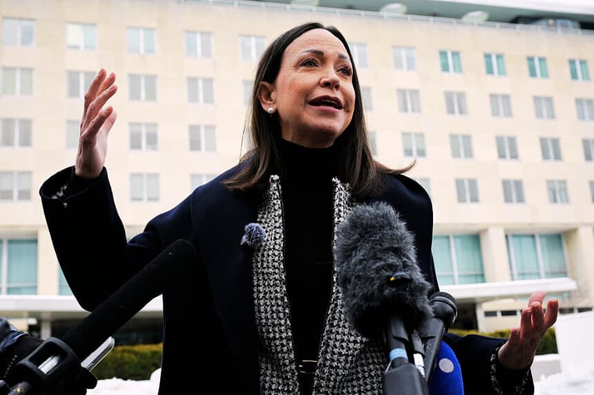 María Corina Machado recorrerá el país tras regresar a Venezuela, anuncia su partido