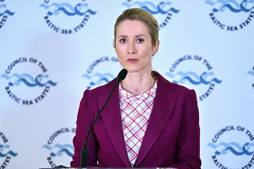 La alta representante de la Unión Europea para Asuntos Exteriores y Política de Seguridad, Kaja Kallas, asiste a una rueda de prensa tras una reunión informal del Consejo de Estados del Mar Báltico en Varsovia, Polonia, el 4 de marzo de 2026. (EFE/EPA/PIOTR NOWAK POLONIA OUT)