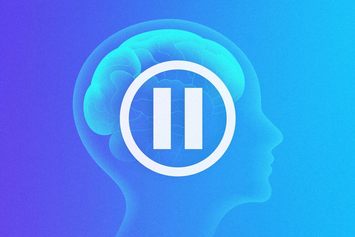 Un cerebro en pausa.(Ilustración de The Epoch Times, Shutterstock).