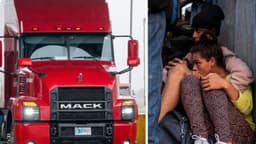 Rescatan en Veracruz a 229 inmigrantes encerrados en un trailer presuntamente robado