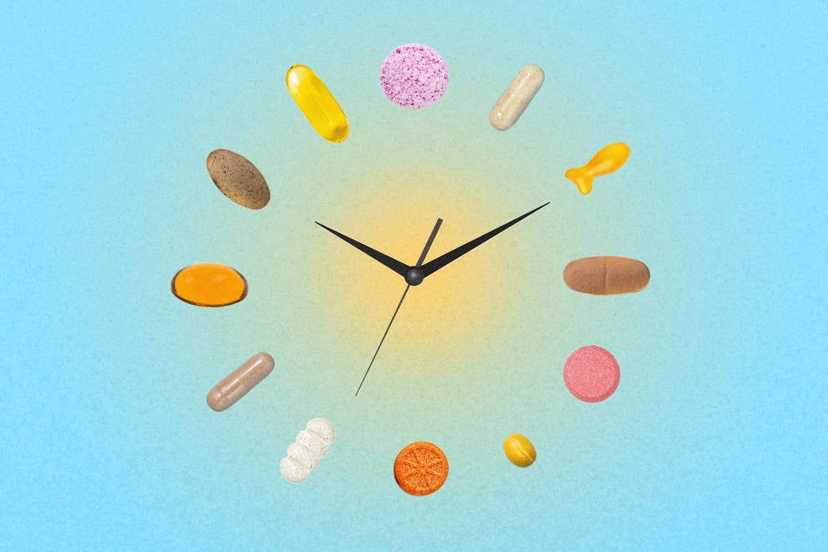 Mejor horario para tomar suplementos. (The Epoch Times/Sutterstock).