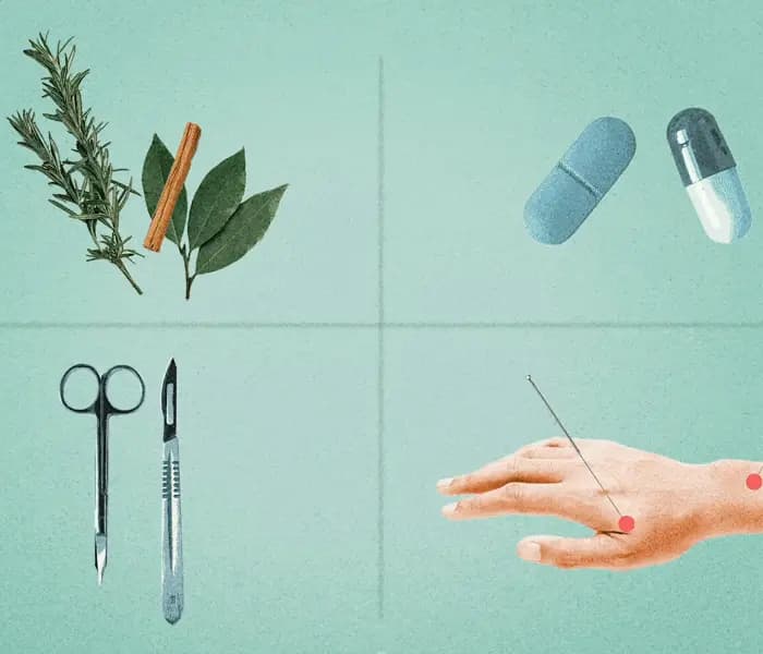 Cómo elegir el mejor tratamiento alternativo. (Ilustración de The Epoch Times/Shutterstock).