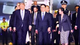 Trump llega a Beijing para una cumbre de alto riesgo en medio de las tensiones con Taiwán e Irán