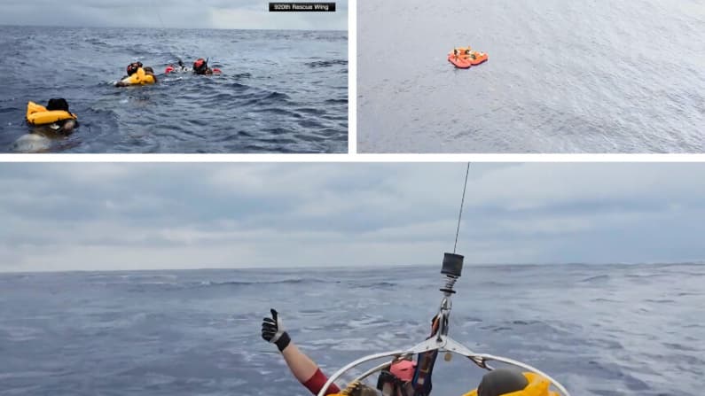 "Milagroso": Rescatan a 11 supervivientes de accidente aéreo frente a costas de Florida