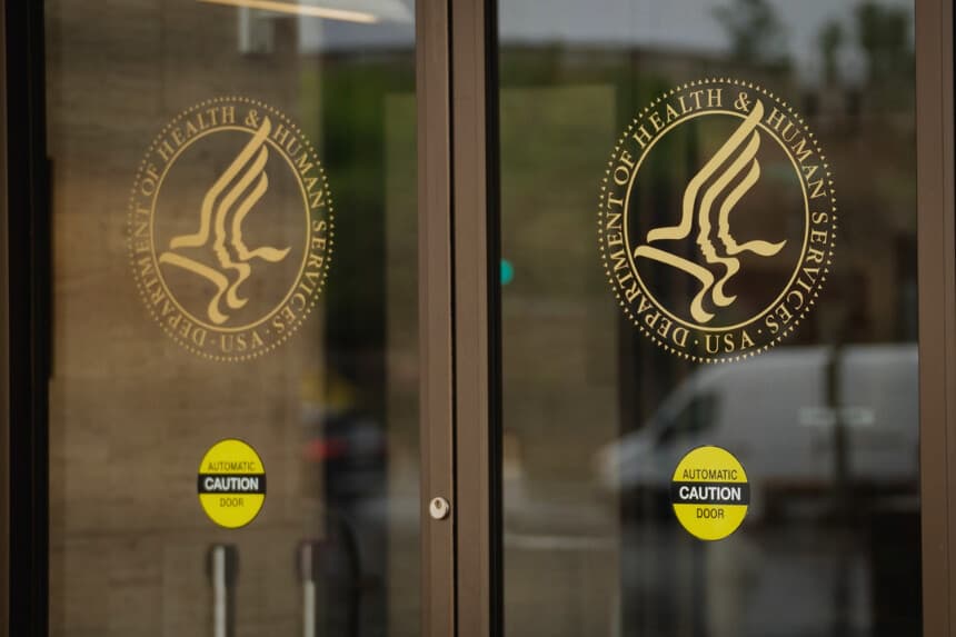 El Departamento de Salud y Servicios Humanos en Washington, el 29 de abril de 2026. (Madalina Kilroy/The Epoch Times).
