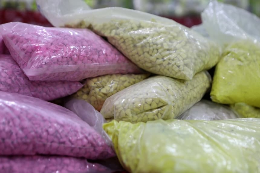 Imagen ilustrativa de pastillas de metanfetamina. (Fotografía de archivo/EFE)
