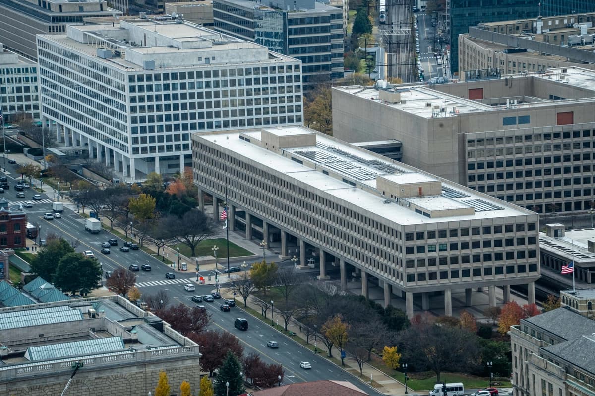 El edificio del Departamento de Energía en Washington, el 17 de noviembre de 2025. (Madalina Kilroy/The Epoch Times)